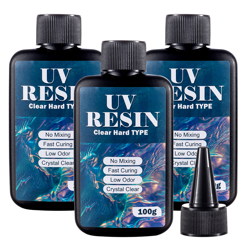 Resin Art Letters - Resina UV de 100/200/300g, Tipo Duro,