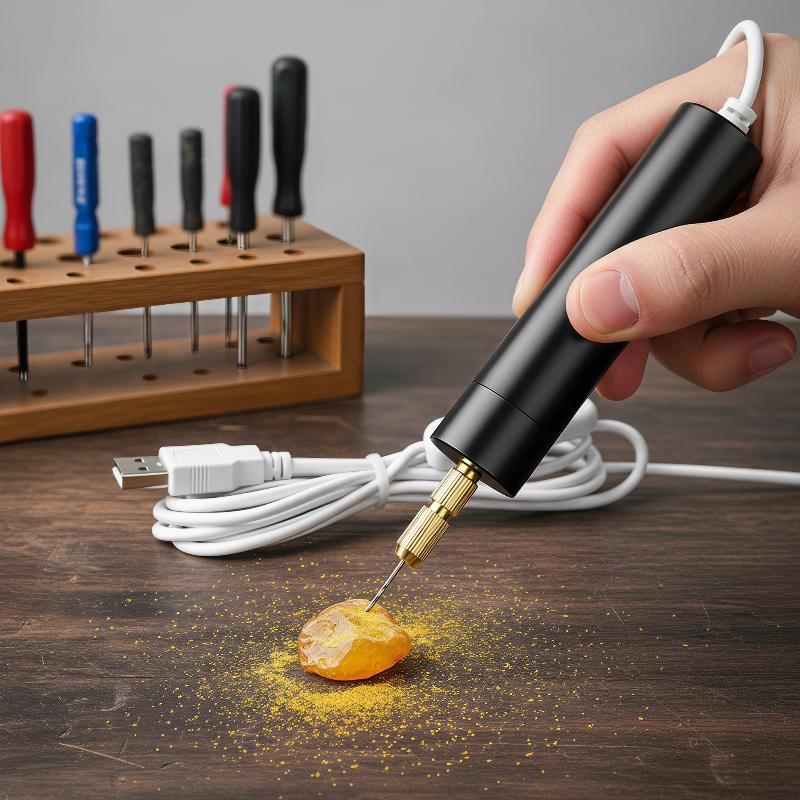 Resin Art Drill Machine - Mini Taladro Eléctrico Portátil con Alimentación