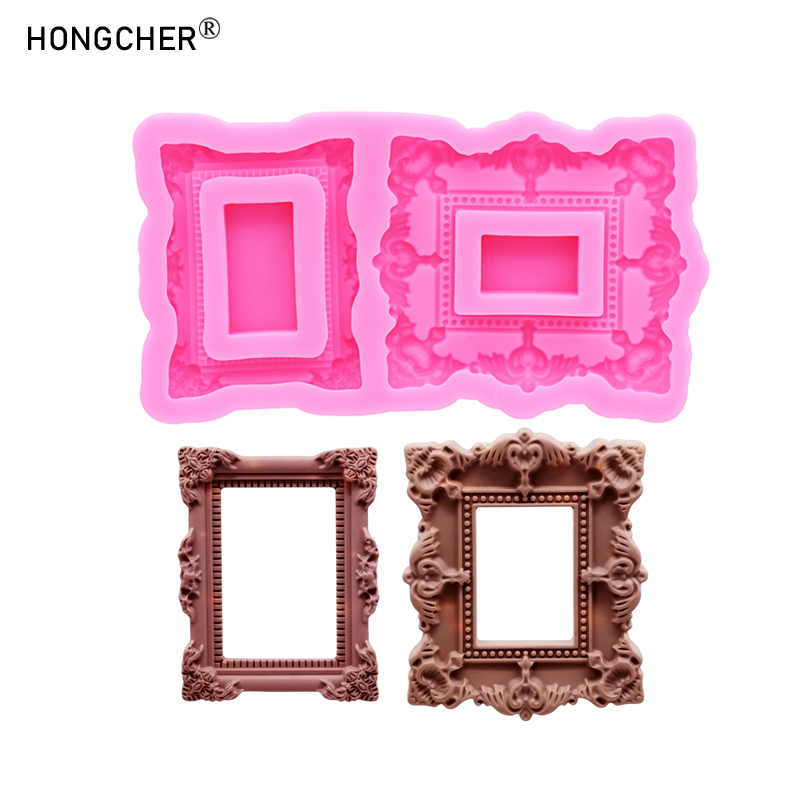 Resin Art For Photo Frame - Molde de silicona con relieve europeo