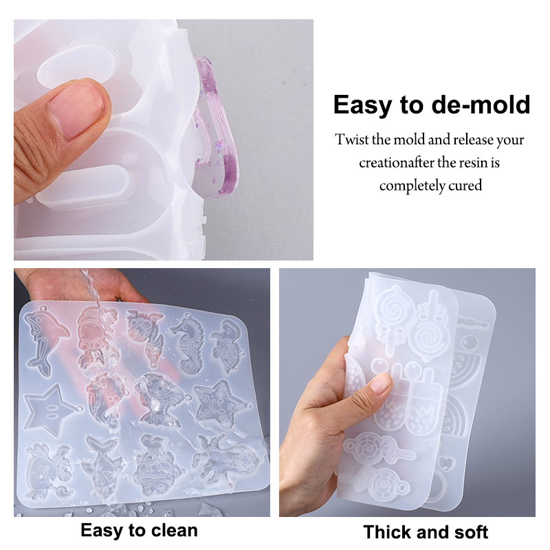 Pendiente colgante molde de si - Resin Art Letters reseña y precio