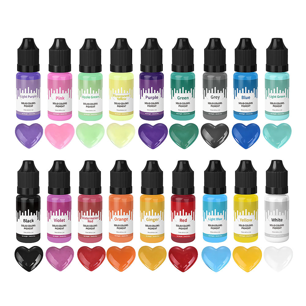 18 colores 10ml Macaron Color  - Resin Art Letters reseña y precio