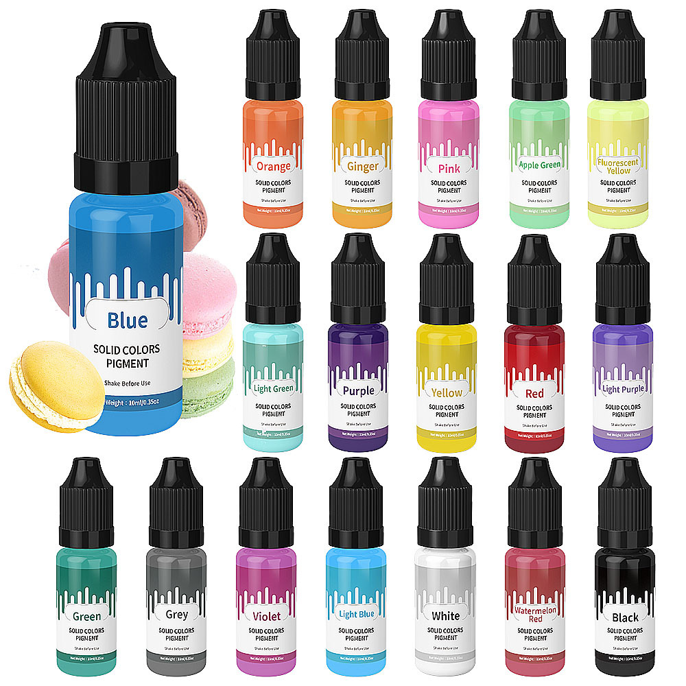 18 colores 10ml Macaron Color  - Resin Art Letters reseña y precio