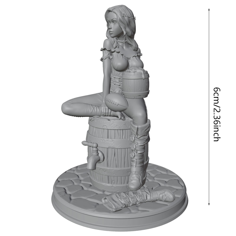 Estatua de resina en miniatura - Resin Art With Wood reseña y precio