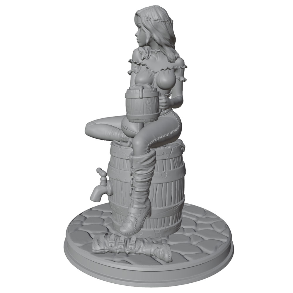 Estatua de resina en miniatura - Resin Art With Wood reseña y precio