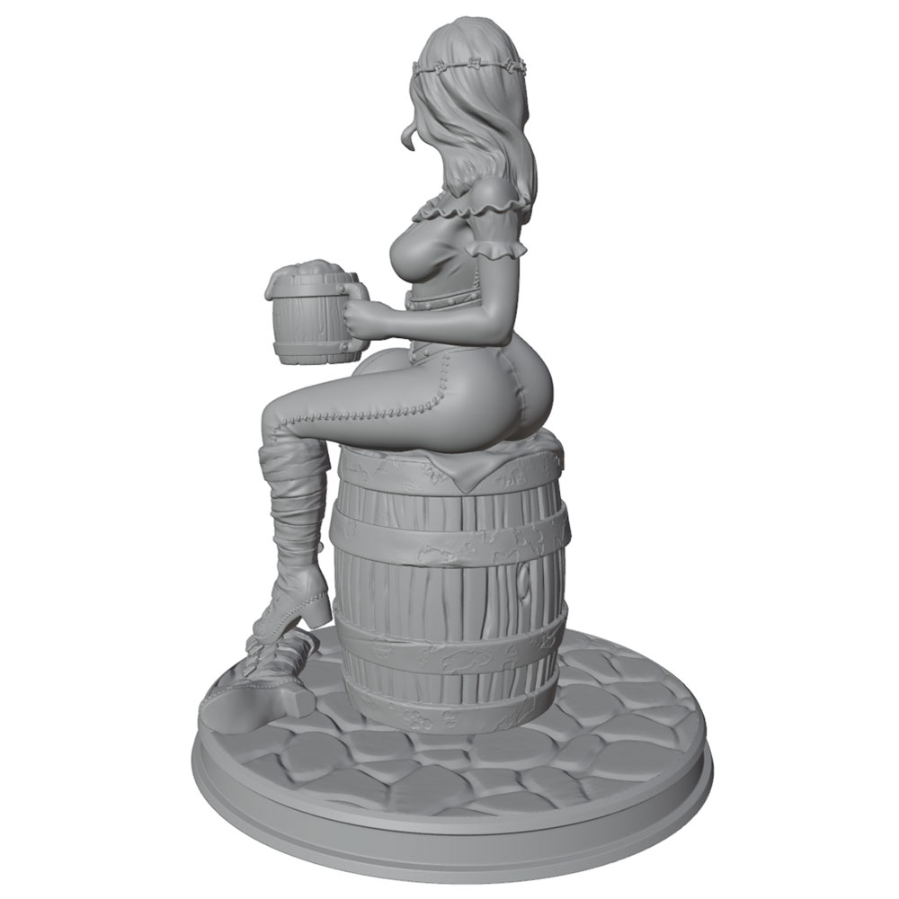 Estatua de resina en miniatura - Resin Art With Wood reseña y precio