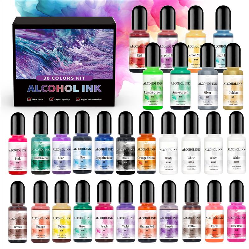 1 Juego de pigmento de resina  - Resin Pigment Alcohol Ink reseña y precio
