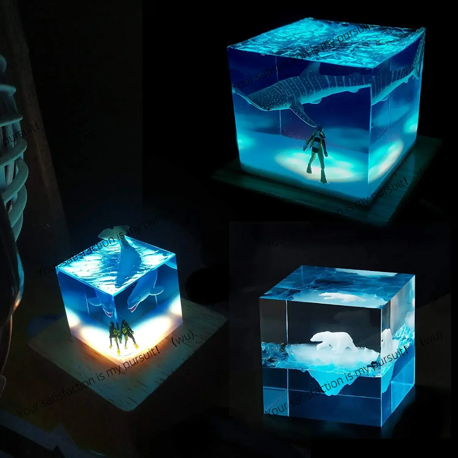 Molde de resina de luz cuadrad - Resin Art With Wood reseña y precio