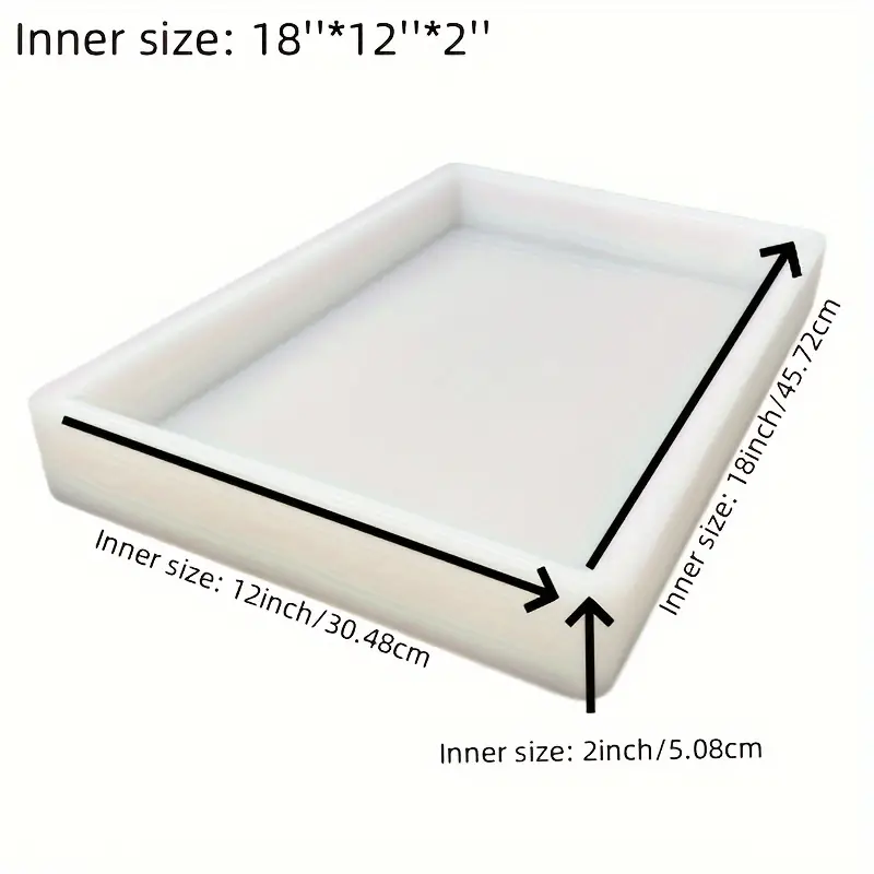 Molde de Silicona Grande de 18 - Resin Art Guide reseña y precio