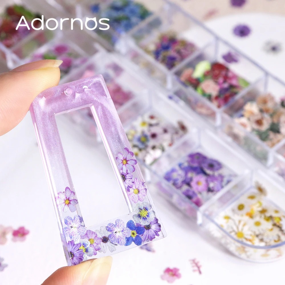 12 Rejillas de Adornos de Uñas - Resin Art With Wood reseña y precio