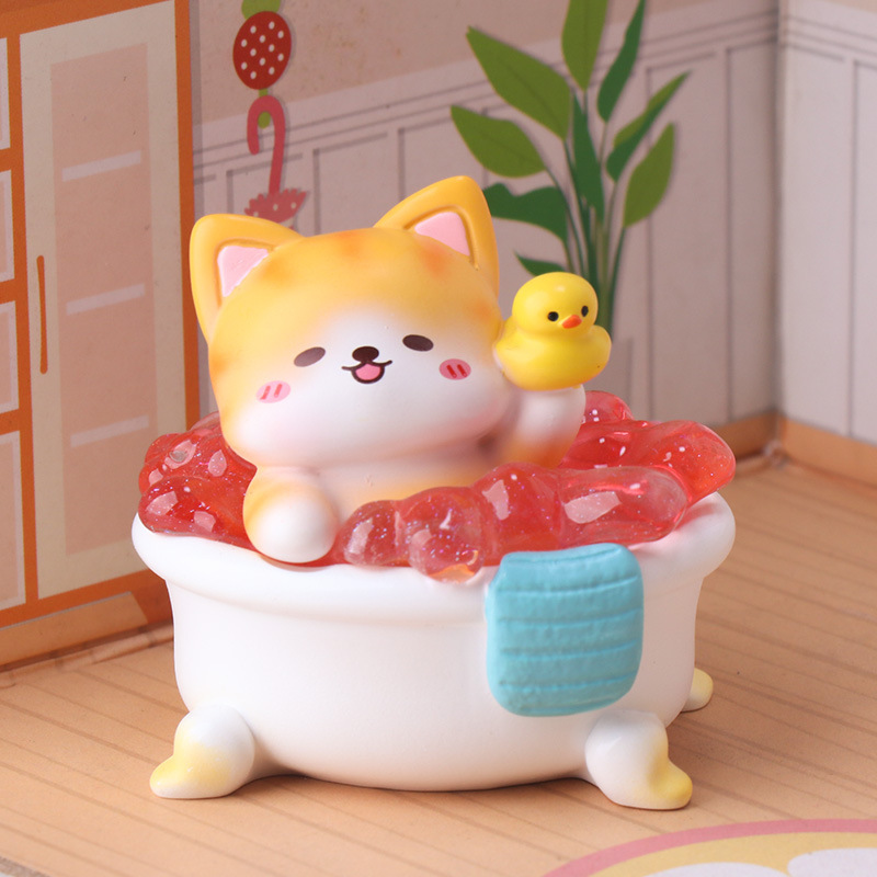 Caja Sorpresa Bath Time Meow C - Resin Art Case reseña y precio