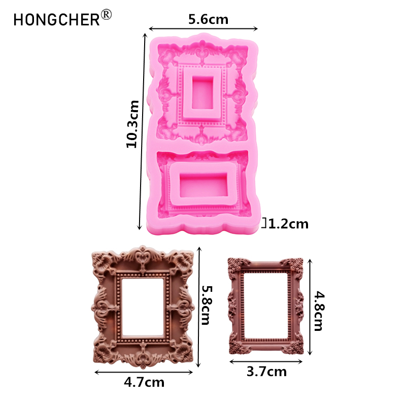 Molde de silicona con relieve  - Resin Art For Photo Frame reseña y precio