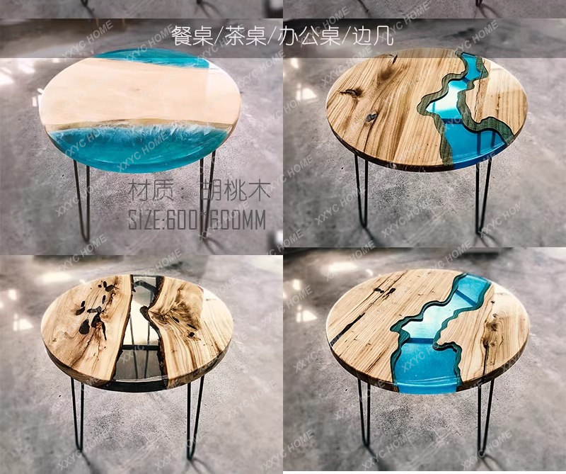 Mesa de comedor de arte creati - Resin Art With Wood reseña y precio