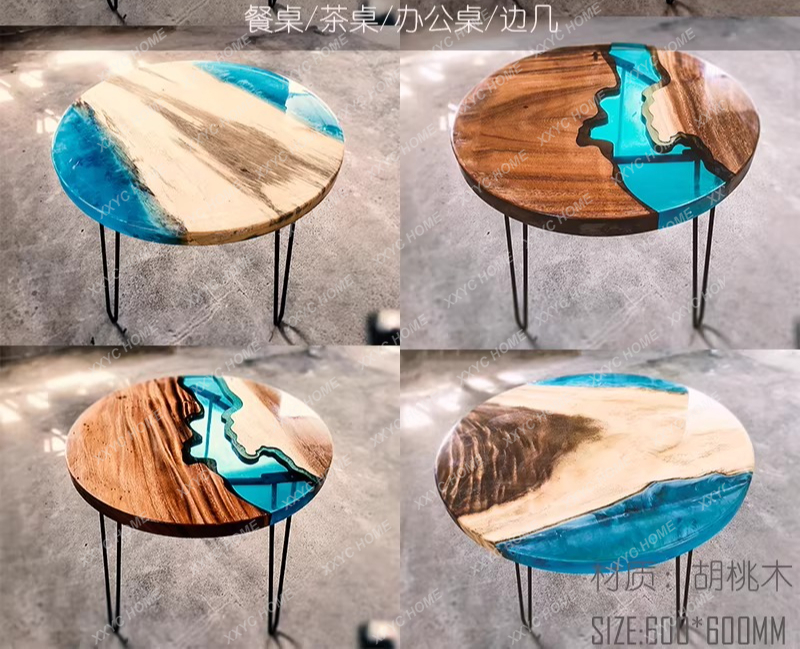 Mesa de comedor de arte creati - Resin Art With Wood reseña y precio