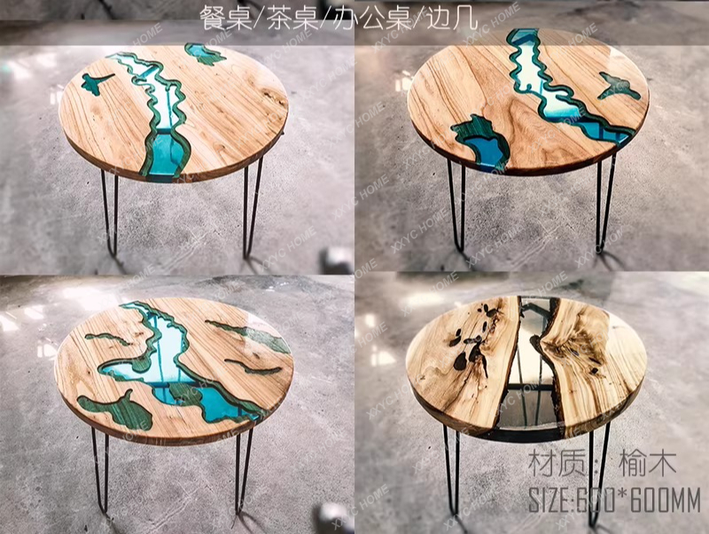 Mesa de comedor de arte creati - Resin Art With Wood reseña y precio
