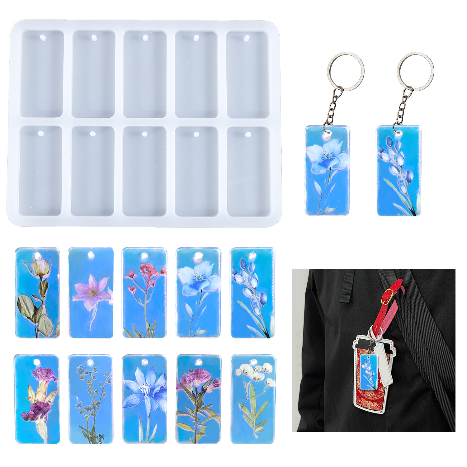 Molde de silicona DIY para res - Resin Art Guide reseña y precio