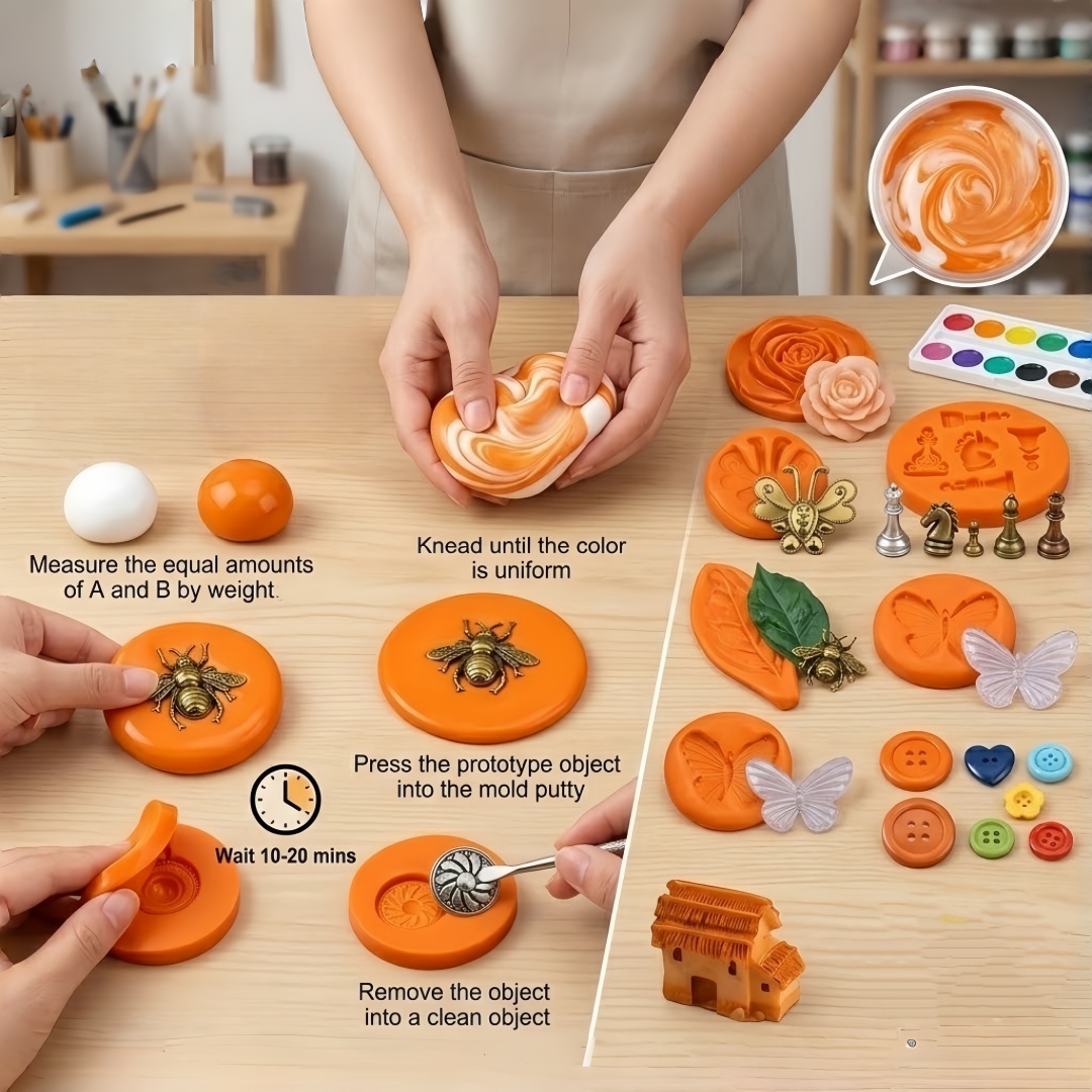 Kit de manualidades con masill - Resin Art Guide reseña y precio