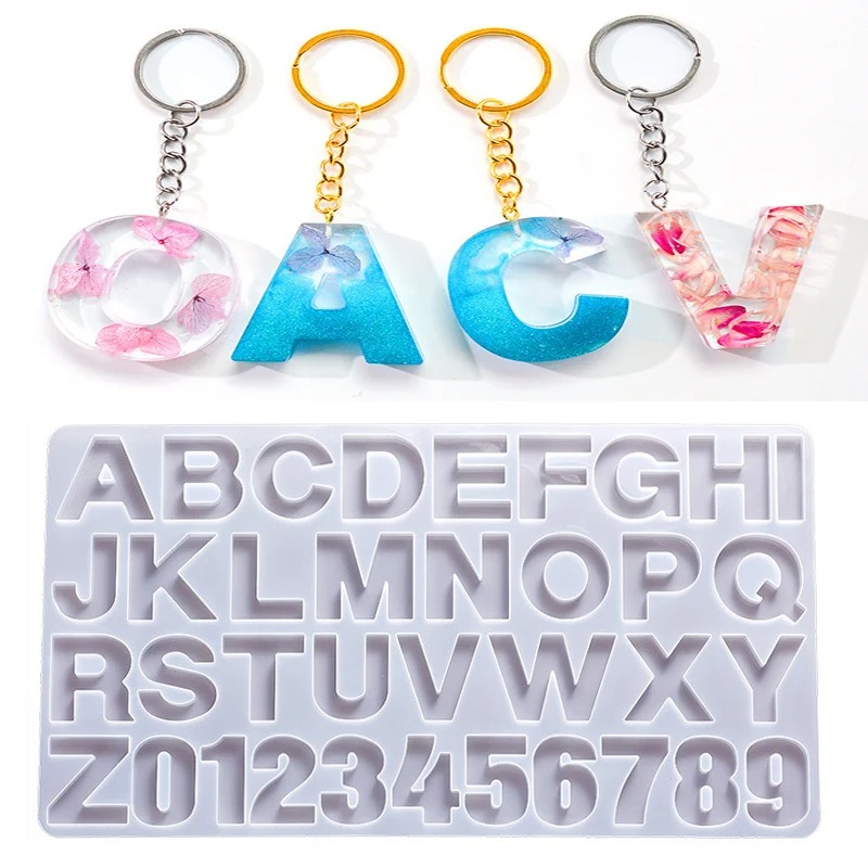 Alfabeto resina epoxi molde de - Resin Art Letters reseña y precio