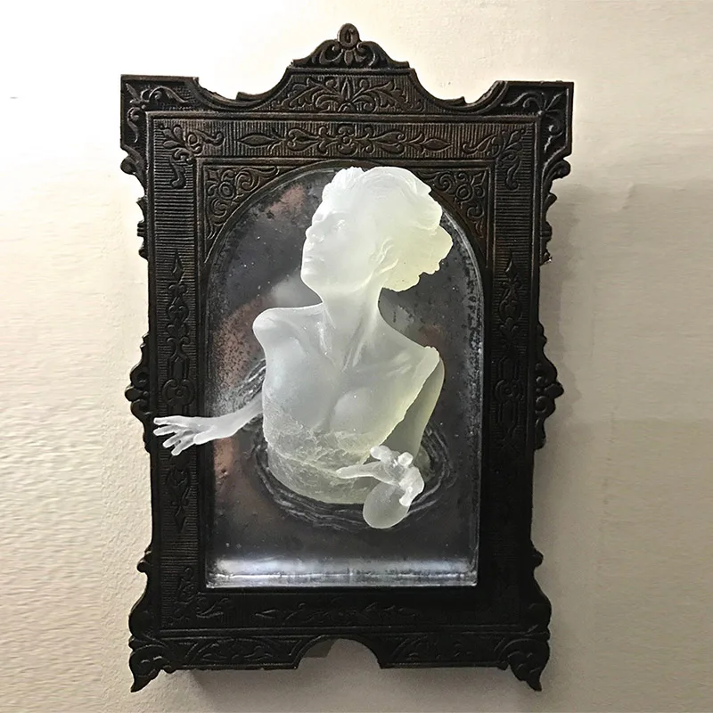Escultura de pared de fantasma - Resin Art For Photo Frame reseña y precio
