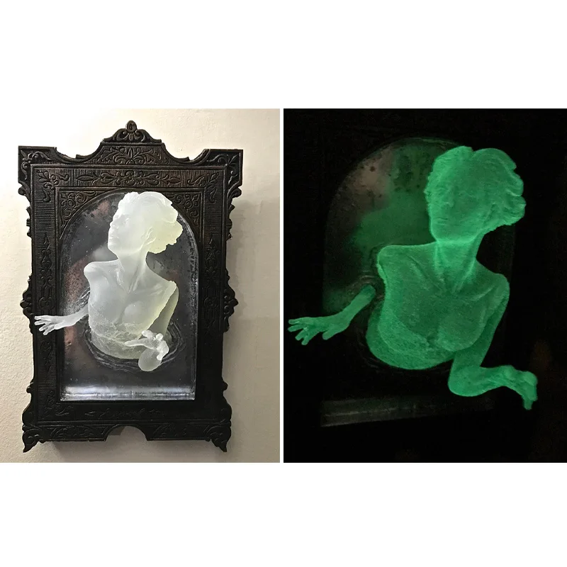 Escultura de pared de fantasma - Resin Art For Photo Frame reseña y precio