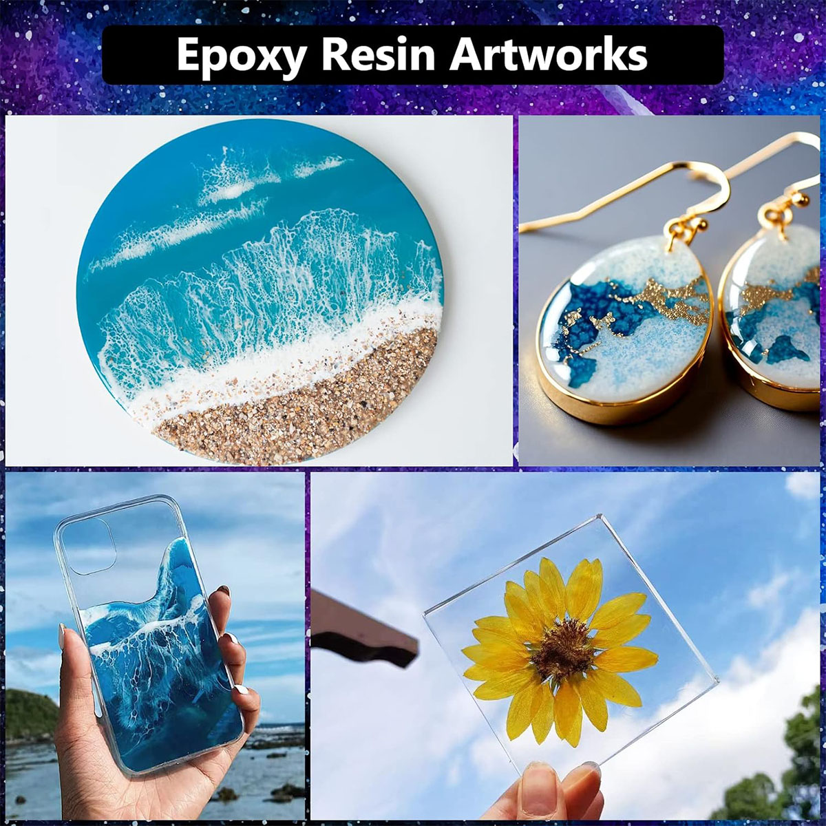 Kit de resina Epoxy transparen - Resin Art With Wood reseña y precio