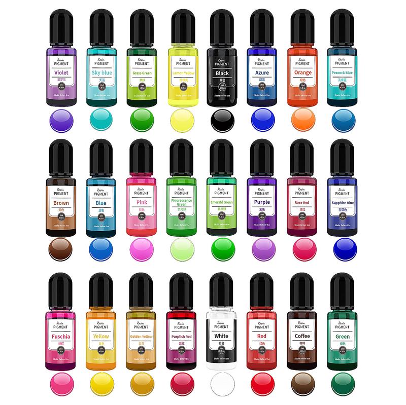 Tinta de Arte de 24 colores, p - Resin Pigment Alcohol Ink reseña y precio