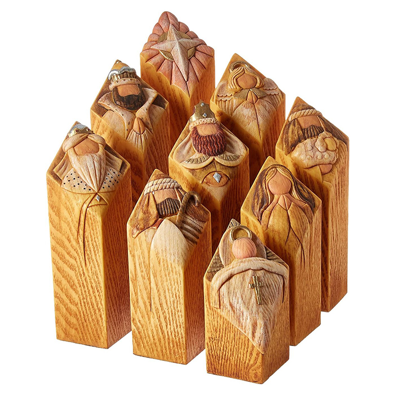 Estatua de pilar de árbol de l - Resin Art With Wood reseña y precio