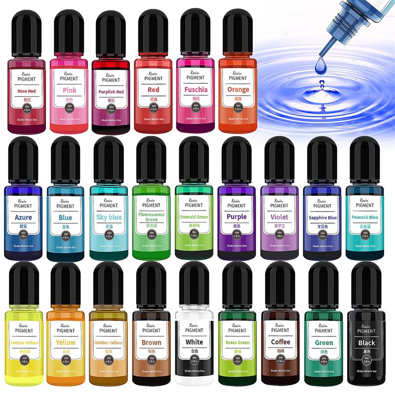 Tinta de Arte de 24 colores, p - Resin Pigment Alcohol Ink reseña y precio