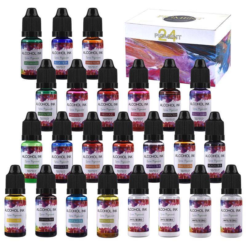 Kit de pigmento de resina epox - Resin Pigment Alcohol Ink reseña y precio