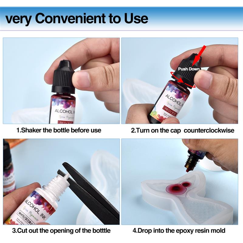 Kit de pigmento de resina epox - Resin Pigment Alcohol Ink reseña y precio
